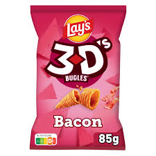 Chips 3D Lay's bacon