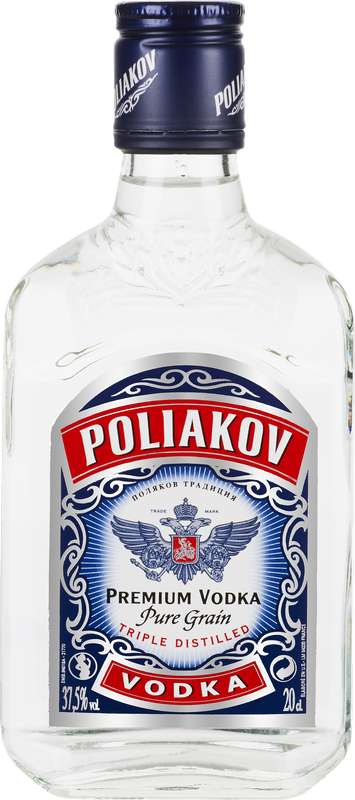 Flask Vodka Poliakov — 20 cl